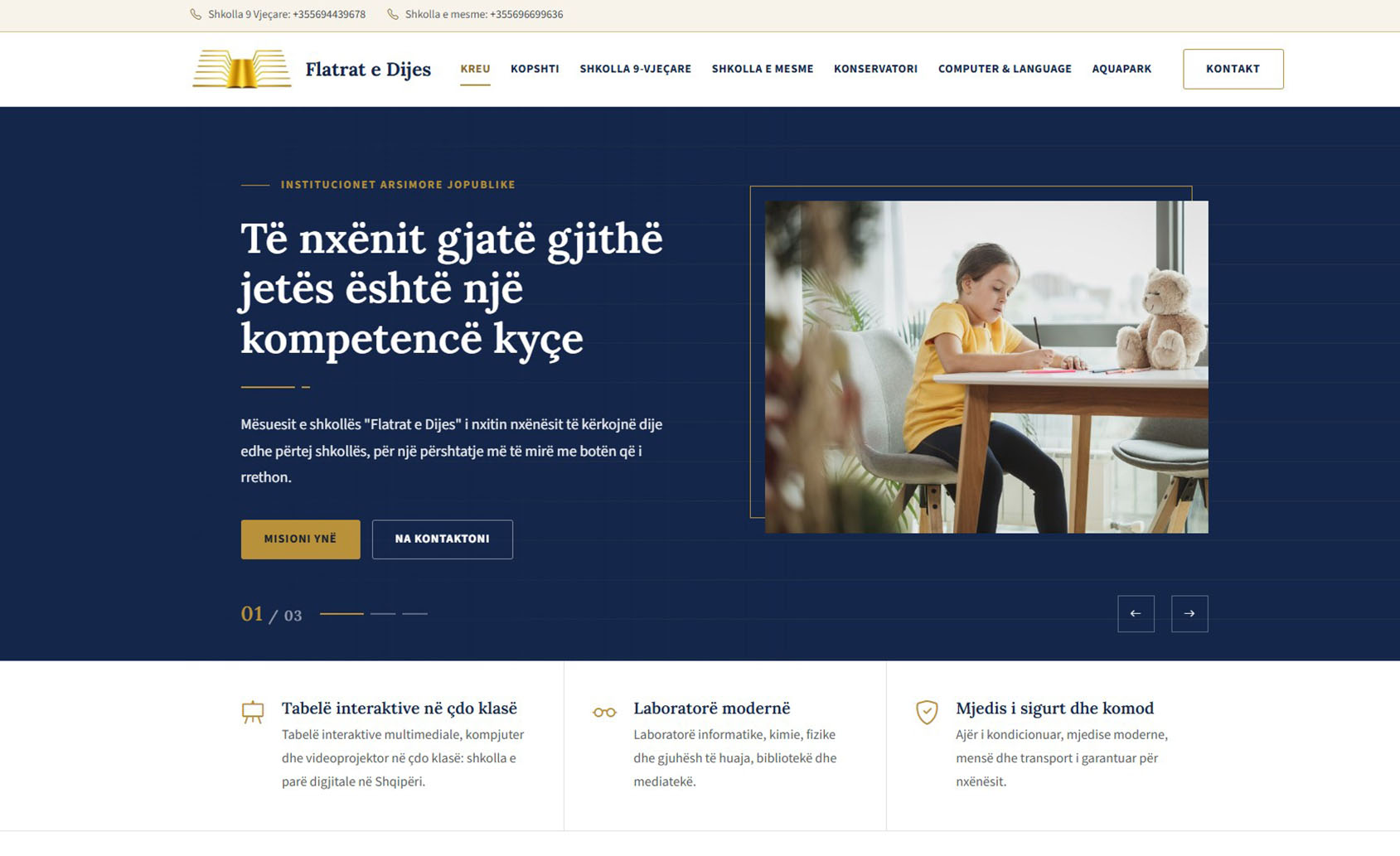 Flatrat e Dijes – Institucion Arsimor