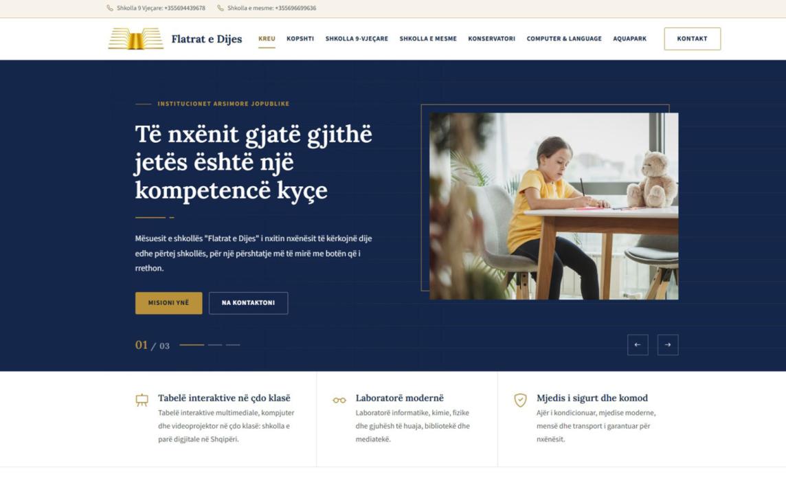 Flatrat e Dijes – Institucion Arsimor