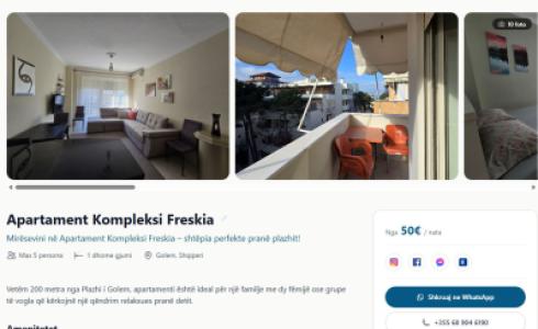 VisitGolem – Apartamente me Qera