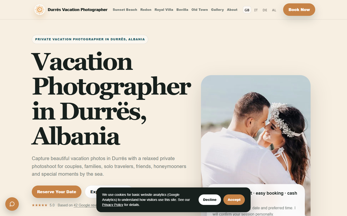 Durrës Vacation Photographer